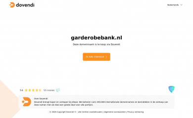 garderobebank.nl screenshot