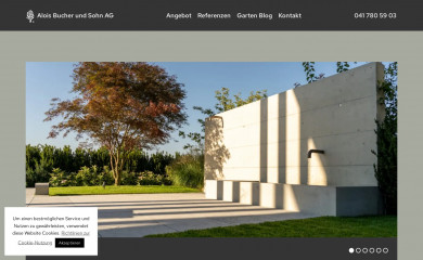 gartenbau-bucher.ch screenshot