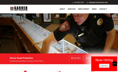 garverprotection.com screenshot