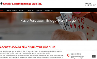 gawlerbridgeclub.org.au screenshot