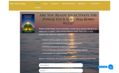 gateofunity.com screenshot