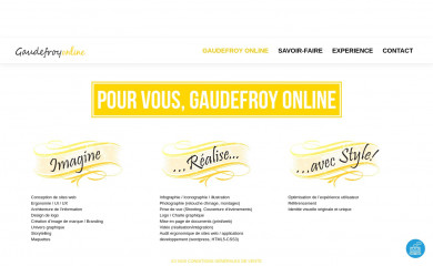 gaudefroyonline.com screenshot