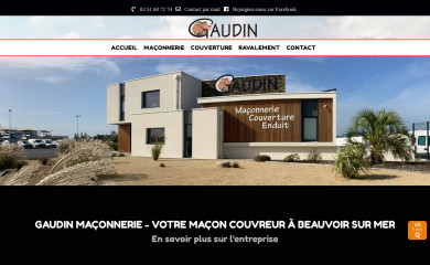 gaudin-maconnerie.fr screenshot