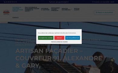 gauthier-couvreur-zingueur.fr screenshot