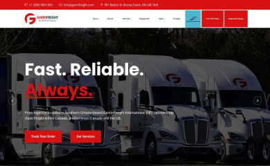 gavrofreight.com screenshot