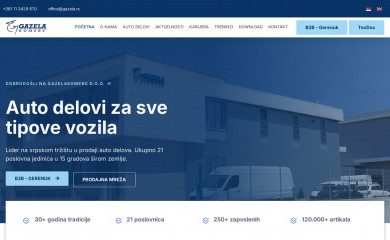 gazela.rs screenshot