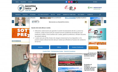 gazzettinoionico.it screenshot