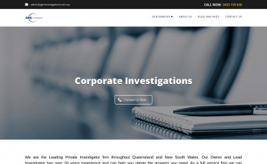 gbrinvestigations.com.au screenshot