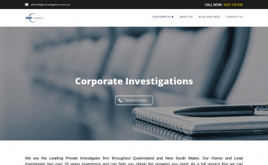 gbrinvestigations.com.au screenshot