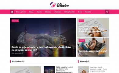 gckszydlow.pl screenshot