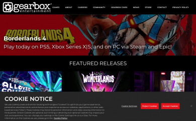 gearboxsoftware.com screenshot