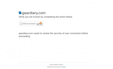 geardiary.com screenshot