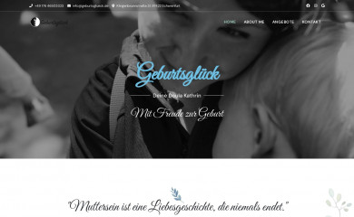 geburtsglück.de screenshot