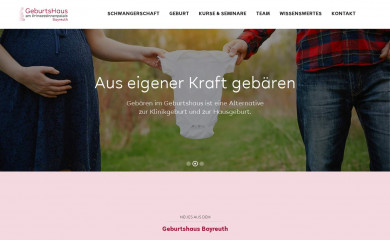 geburtshaus-bayreuth.de screenshot