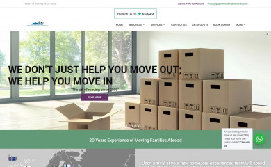 geginternationalremovals.com screenshot