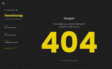 geeohsnap.com screenshot