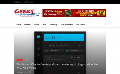 geekswhogive.org screenshot