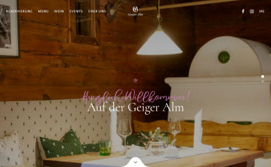 geigeralm.at screenshot