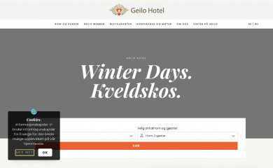geilohotel.no screenshot