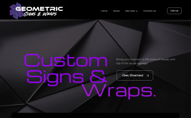 geometricsigns.com.au screenshot