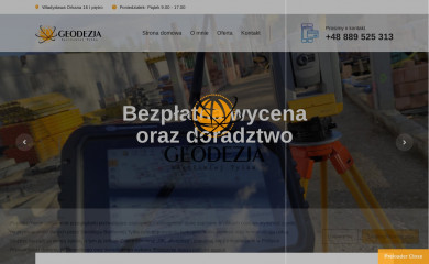 geodezjanowytarg.pl screenshot