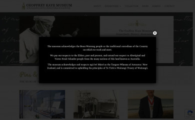 geoffreykayemuseum.org.au screenshot