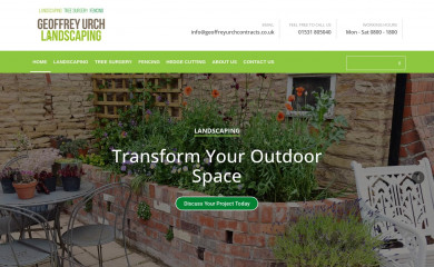 geoffreyurchcontracts.co.uk screenshot