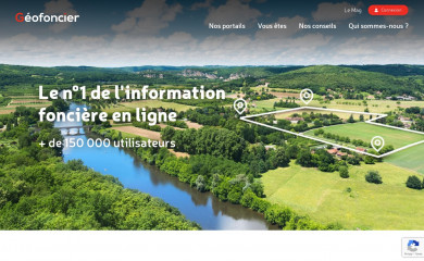 geofoncier.fr screenshot