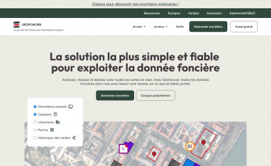 geofoncier.fr screenshot