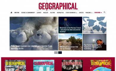 geographical.co.uk screenshot