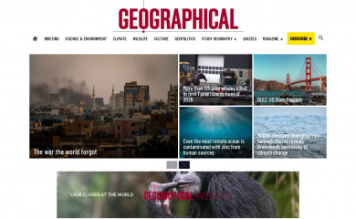geographical.co.uk screenshot