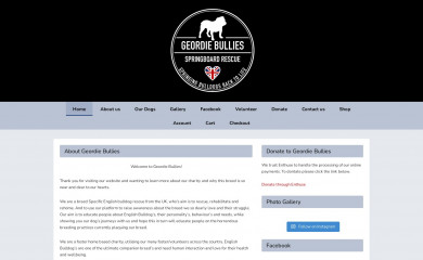 geordiebullies.net screenshot