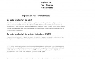 georgebecali.ro screenshot