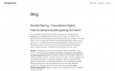 georgecurrie.com screenshot