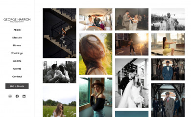 georgeharronphotography.co.uk screenshot