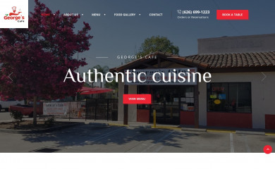 georgescaferestaurant.com screenshot
