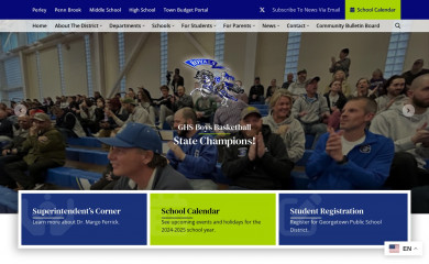 georgetown-schools.org screenshot