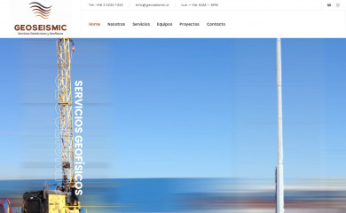 geoseismic.cl screenshot