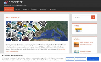 geosetter.de screenshot