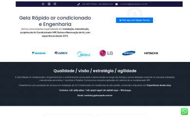 gelarapido.com.br screenshot