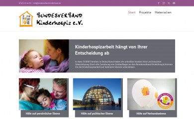 geldauflage-kinderhospiz.de screenshot