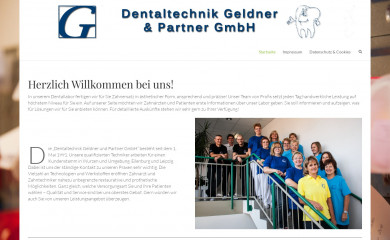 geldner-dental.de screenshot