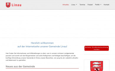gemeinde-linau.de screenshot