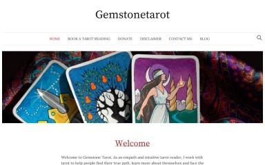 gemstonetarot.com screenshot