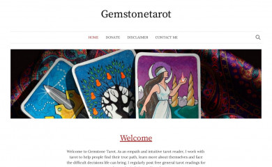 gemstonetarot.com screenshot