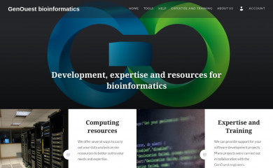 genouest.org screenshot