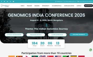 genomicsindia.co.in screenshot