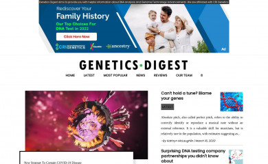 geneticsdigest.com screenshot