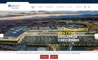 generaldegalerias.com screenshot