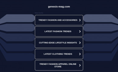 genesis-mag.com screenshot